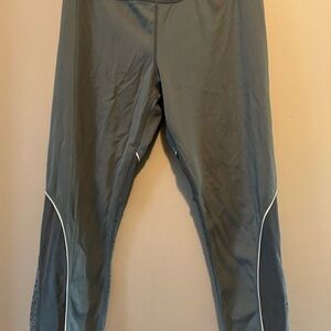 Avia Charcoal Leggings with White Accents